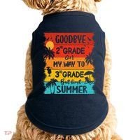 Goodbye 2nd Grade Hello Summer Last Day Of School Graduation Doggie Tank thumb 0