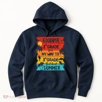 Goodbye 2nd Grade Hello Summer Last Day Of School Graduation Hoodie thumb 0