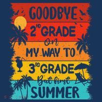 Goodbye 2nd Grade Hello Summer Last Day Of School Graduation Beanie thumb 2