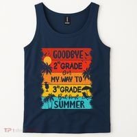 Goodbye 2nd Grade Hello Summer Last Day Of School Graduation Tank Top thumb 2