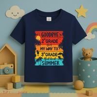 Goodbye 2nd Grade Hello Summer Last Day Of School Graduation Toddler T-Shirt thumb 3