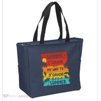 Goodbye 2nd Grade Hello Summer Last Day Of School Graduation Tote Bag thumb 2