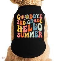 Goodbye 2nd Grade Hello Summer Last Day Of School Doggie Tank thumb 0