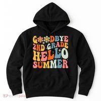 Goodbye 2nd Grade Hello Summer Last Day Of School Hoodie thumb 0