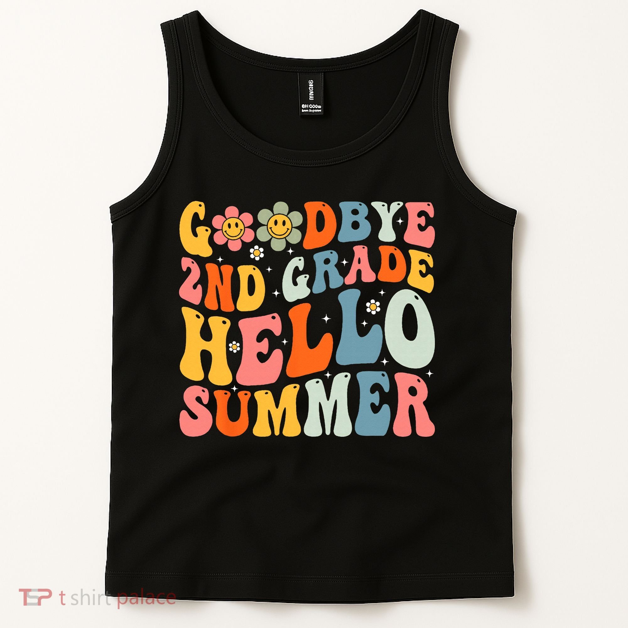 Goodbye 2nd Grade Hello Summer Last Day Of School Tank Top