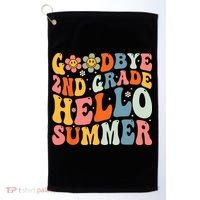 Goodbye 2nd Grade Hello Summer Last Day Of School Golf Towel thumb 0