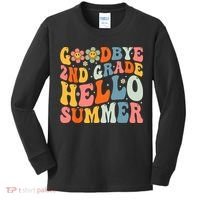 Goodbye 2nd Grade Hello Summer Last Day Of School Kids Long Sleeve Shirt thumb 0