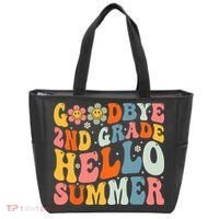 Goodbye 2nd Grade Hello Summer Last Day Of School Tote Bag thumb 0