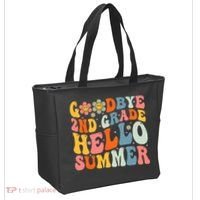 Goodbye 2nd Grade Hello Summer Last Day Of School Tote Bag thumb 2
