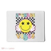 Girl 2nd Grade Vibes Smile Face Back To School Second Grade Mousepad thumb 0