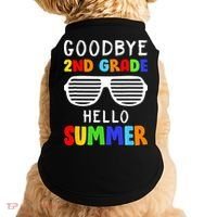 Goodbye 2nd Grade Hello Summer Last Day Of School Doggie Tank thumb 0
