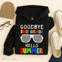 Goodbye 2nd Grade Hello Summer Last Day Of School Hoodie thumb 4