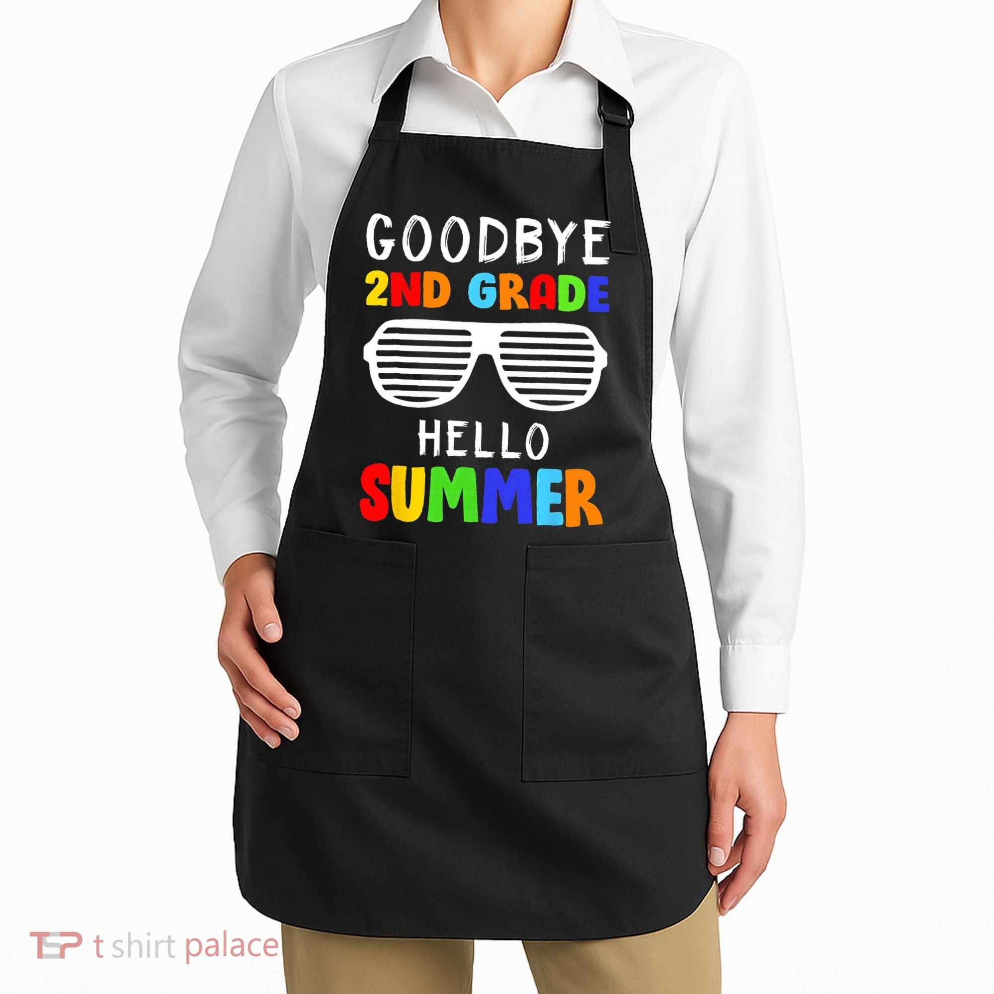 Goodbye 2nd Grade Hello Summer Last Day Of School Apron