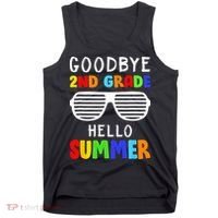 Goodbye 2nd Grade Hello Summer Last Day Of School Tank Top thumb 0