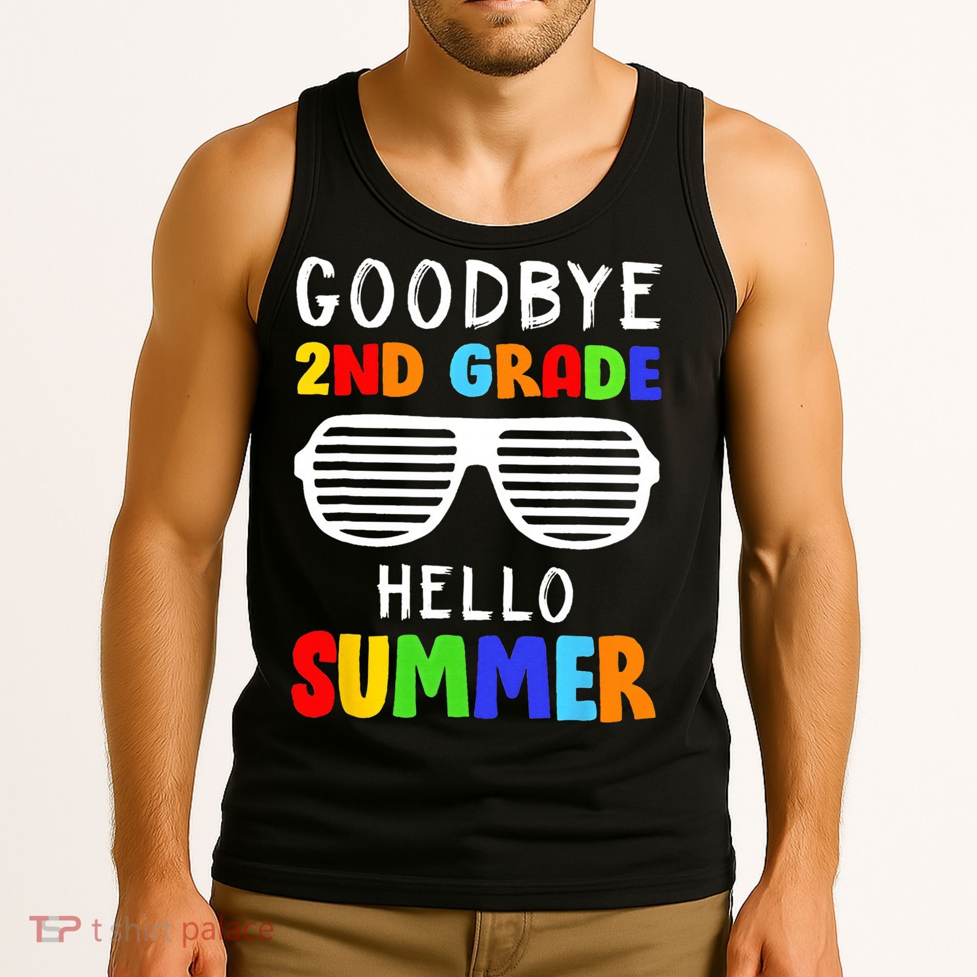 Goodbye 2nd Grade Hello Summer Last Day Of School Tank Top