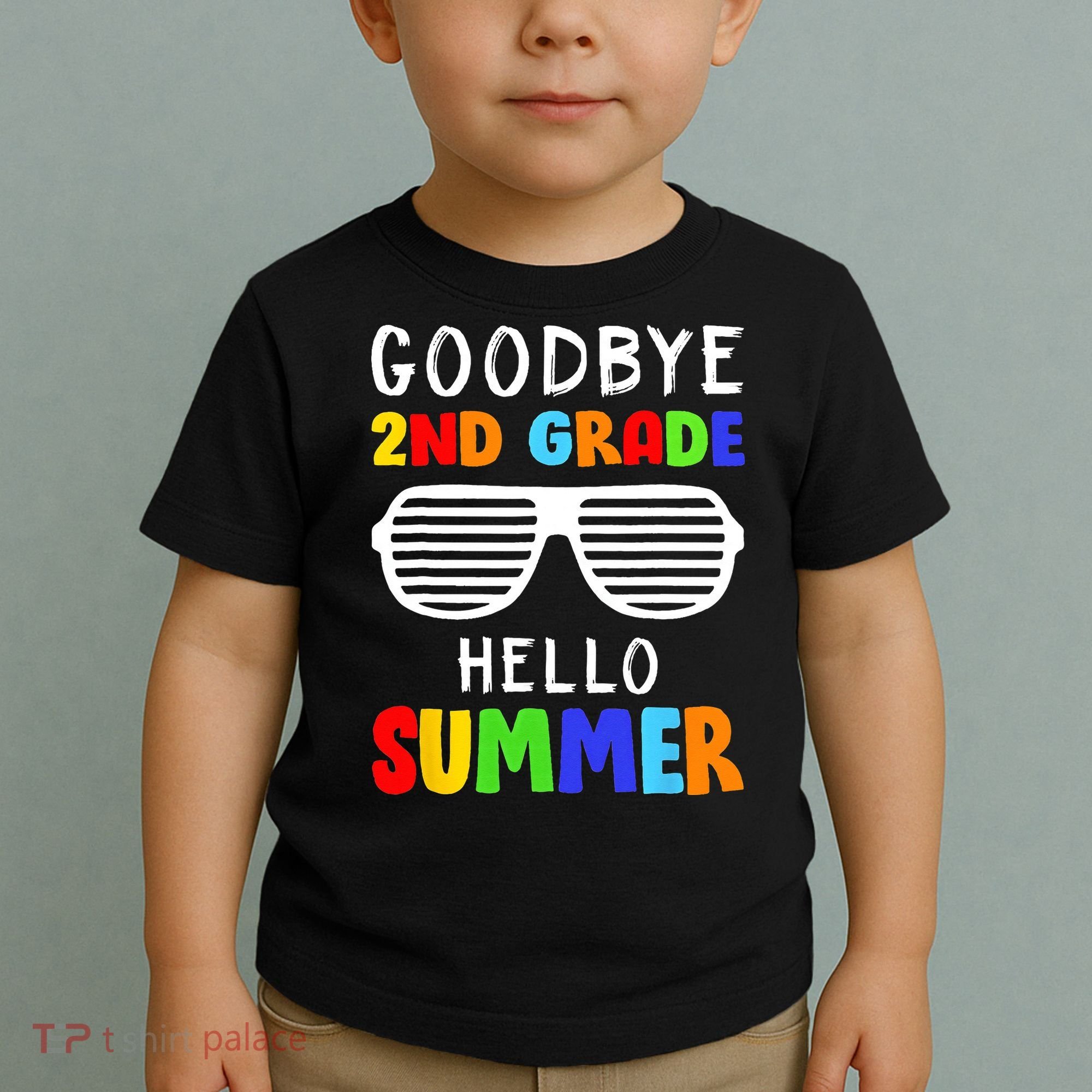 Goodbye 2nd Grade Hello Summer Last Day Of School Toddler T-Shirt