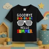 Goodbye 2nd Grade Hello Summer Last Day Of School Toddler T-Shirt thumb 3