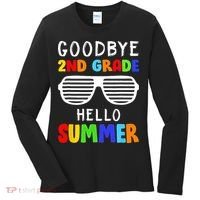 Goodbye 2nd Grade Hello Summer Last Day Of School Women's Long Sleeve Shirt thumb 0