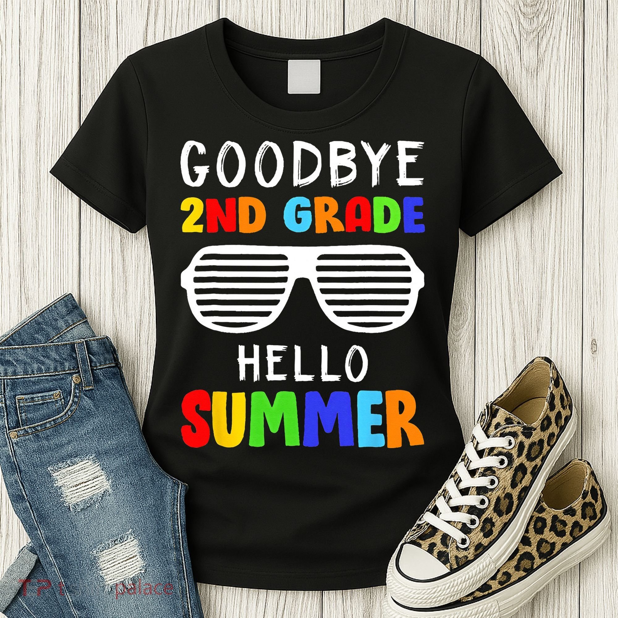 Goodbye 2nd Grade Hello Summer Last Day Of School Women's T-Shirt