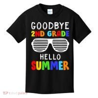 Goodbye 2nd Grade Hello Summer Last Day Of School Kids T-Shirt thumb 0