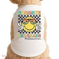 Goodbye 2nd Grade Hello Summer Last Day Of School Student  Doggie Tank thumb 0