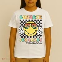 Goodbye 2nd Grade Hello Summer Last Day Of School Student  T-Shirt thumb 4