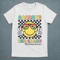 Goodbye 2nd Grade Hello Summer Last Day Of School Student  T-Shirt thumb 5
