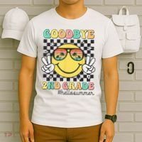 Goodbye 2nd Grade Hello Summer Last Day Of School Student  T-Shirt thumb 6