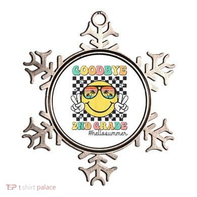Goodbye 2nd Grade Hello Summer Last Day Of School Student  Ornament