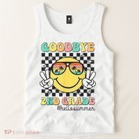 Goodbye 2nd Grade Hello Summer Last Day Of School Student  Tank Top thumb 2