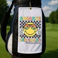 Goodbye 2nd Grade Hello Summer Last Day Of School Student  Golf Towel thumb 2