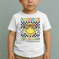 Goodbye 2nd Grade Hello Summer Last Day Of School Student  Toddler T-Shirt thumb 2