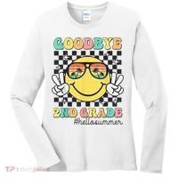 Goodbye 2nd Grade Hello Summer Last Day Of School Student  Women's Long Sleeve Shirt thumb 0