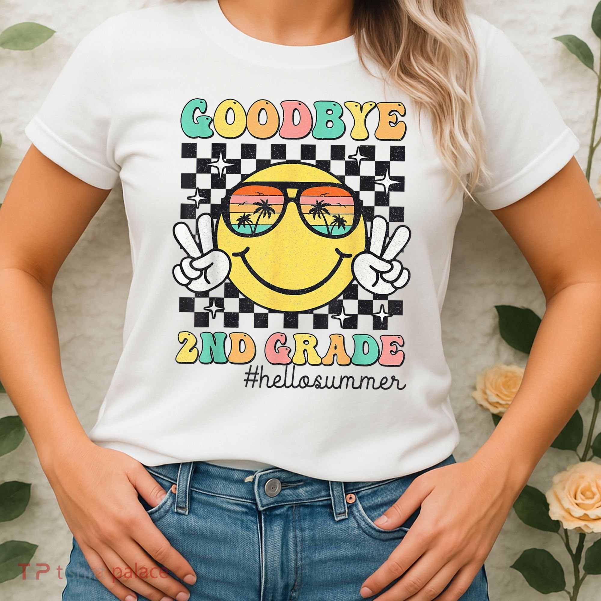 Goodbye 2nd Grade Hello Summer Last Day Of School Student  Women's T-Shirt