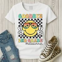 Goodbye 2nd Grade Hello Summer Last Day Of School Student  Women's T-Shirt thumb 3