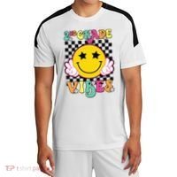 Girl 2nd Grade Vibes Smile Face Back To School Second Grade Sport-Tek Competitor United Soccer Jersey thumb 0