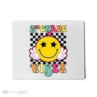 Girl 2nd Grade Vibes Smile Face Back To School Second Grade Mousepad thumb 0