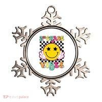 Girl 2nd Grade Vibes Smile Face Back To School Second Grade Ornament thumb 0