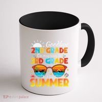 Goodbye 2nd Grade Graduation To 3rd Grade Hello Summer Coffee Mug thumb 1