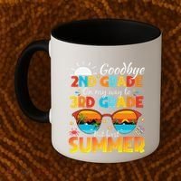 Goodbye 2nd Grade Graduation To 3rd Grade Hello Summer Coffee Mug thumb 2