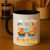 Goodbye 2nd Grade Graduation To 3rd Grade Hello Summer Coffee Mug thumb 4