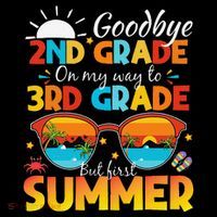 Goodbye 2nd Grade Graduation To 3rd Grade Hello Summer Coffee Mug thumb 5