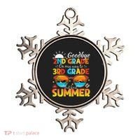 Goodbye 2nd Grade Graduation To 3rd Grade Hello Summer Ornament thumb 0