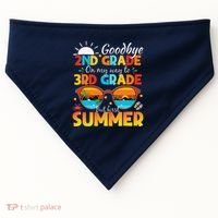 Goodbye 2nd Grade Graduation To 3rd Grade Hello Summer USA-Made Doggie Bandana thumb 0