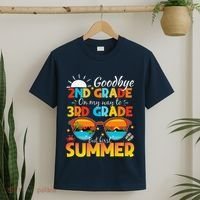 Goodbye 2nd Grade Graduation To 3rd Grade Hello Summer T-Shirt thumb 2