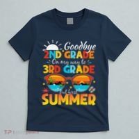 Goodbye 2nd Grade Graduation To 3rd Grade Hello Summer T-Shirt thumb 5