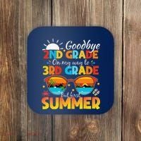 Goodbye 2nd Grade Graduation To 3rd Grade Hello Summer Coaster thumb 0