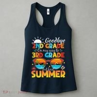 Goodbye 2nd Grade Graduation To 3rd Grade Hello Summer Women's Tank Top thumb 3