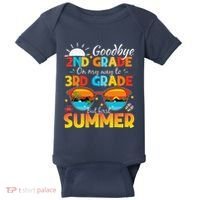Goodbye 2nd Grade Graduation To 3rd Grade Hello Summer Baby Bodysuit thumb 0