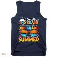 Goodbye 2nd Grade Graduation To 3rd Grade Hello Summer Tank Top thumb 0